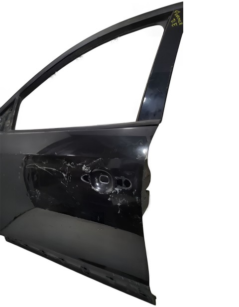 Porta Dianteira Lado Esquerdo Renault Fluence 2011 2012 Preta